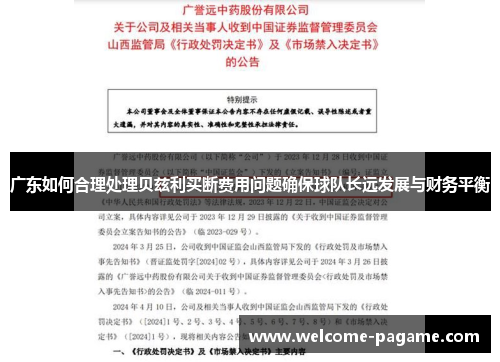 广东如何合理处理贝兹利买断费用问题确保球队长远发展与财务平衡