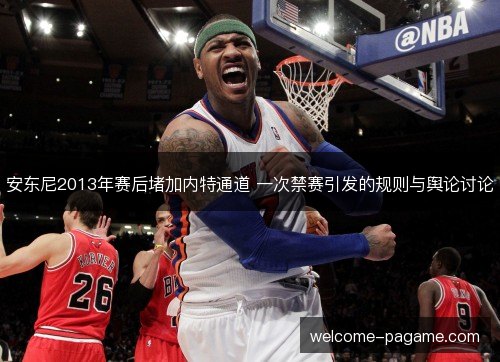 安东尼2013年赛后堵加内特通道 一次禁赛引发的规则与舆论讨论 安东尼2013年赛后堵加内特通道 一次禁赛引发的规则与舆论讨论